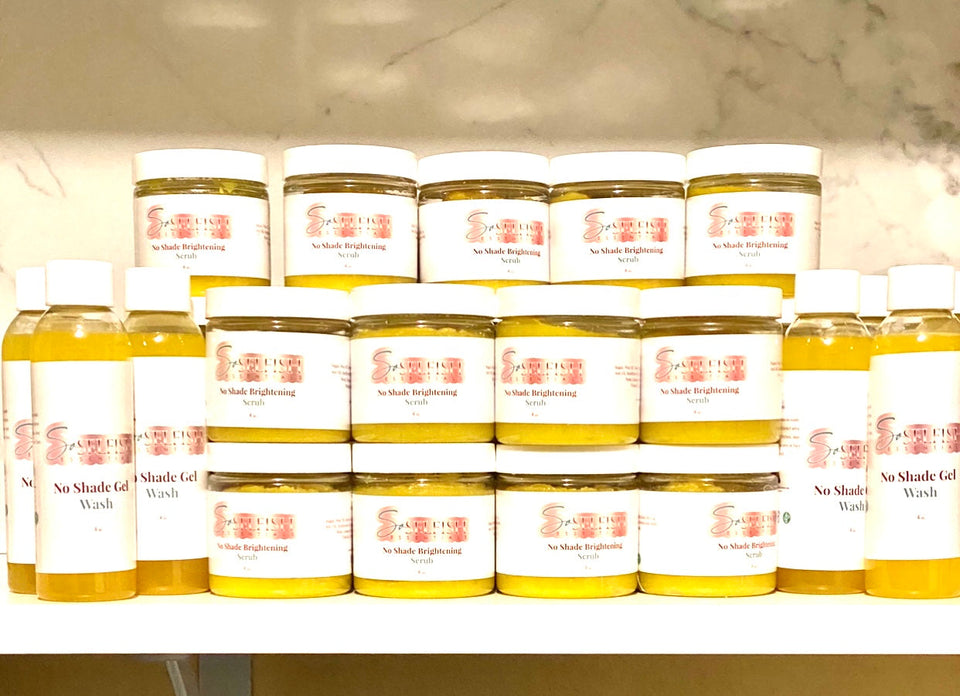 Bulk Brightening scrub and gel wash 10 sets