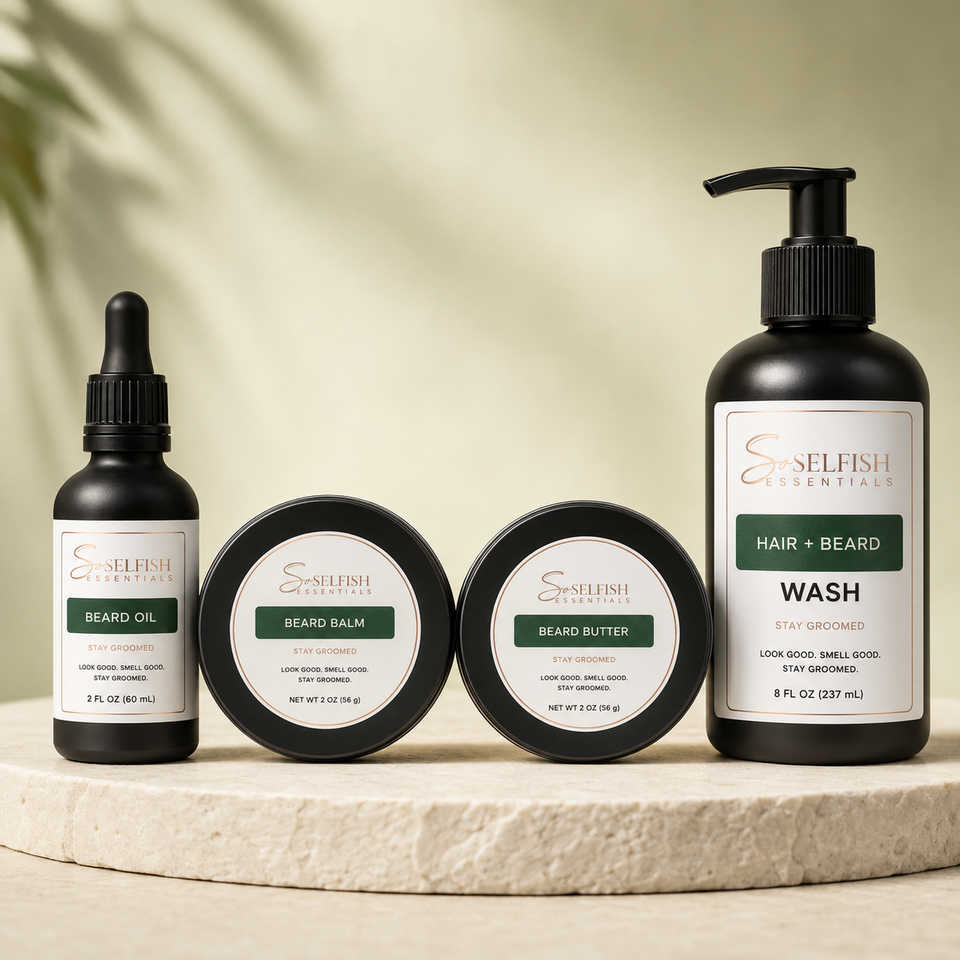 Stay Groomed 4-Piece Men’s Grooming Set